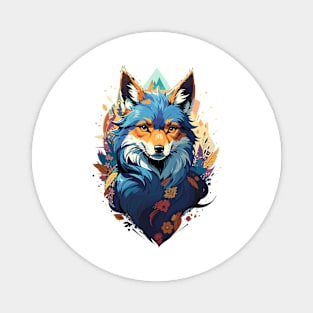 Fantasy Fox Illustration Magnet